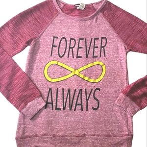 JOE BOXER Juniors "Forever Always" Sweatshirt